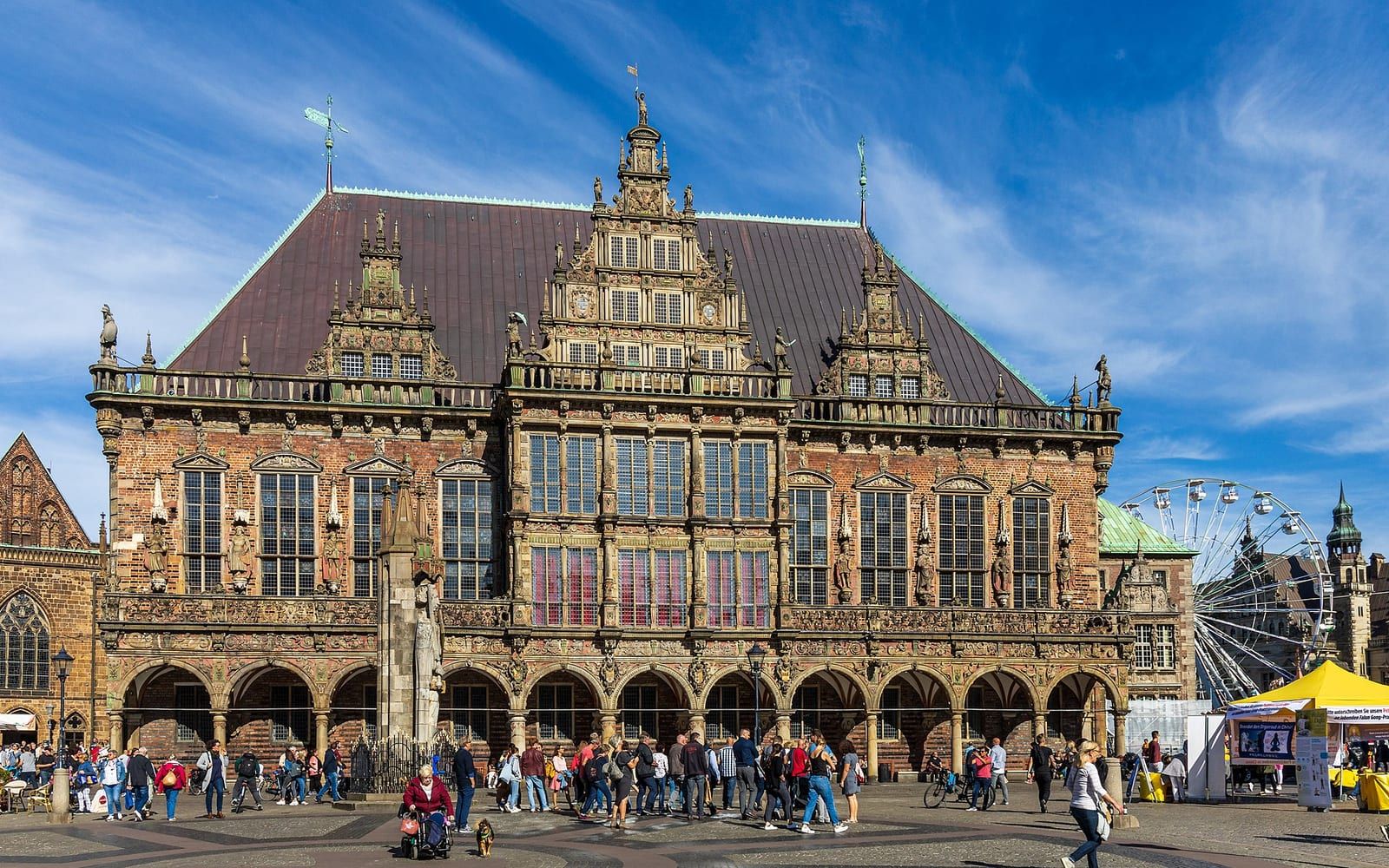 Bremer Rathaus & Marktplatz in Bremen – Velaro Systems, Agentur für Webdesign & SEO in Bremen, im Bild das Rathaus am Marktplatz